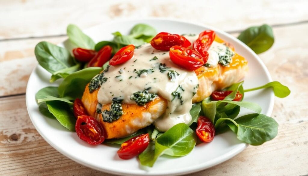 Salmon and Spinach Salmon and Spinach