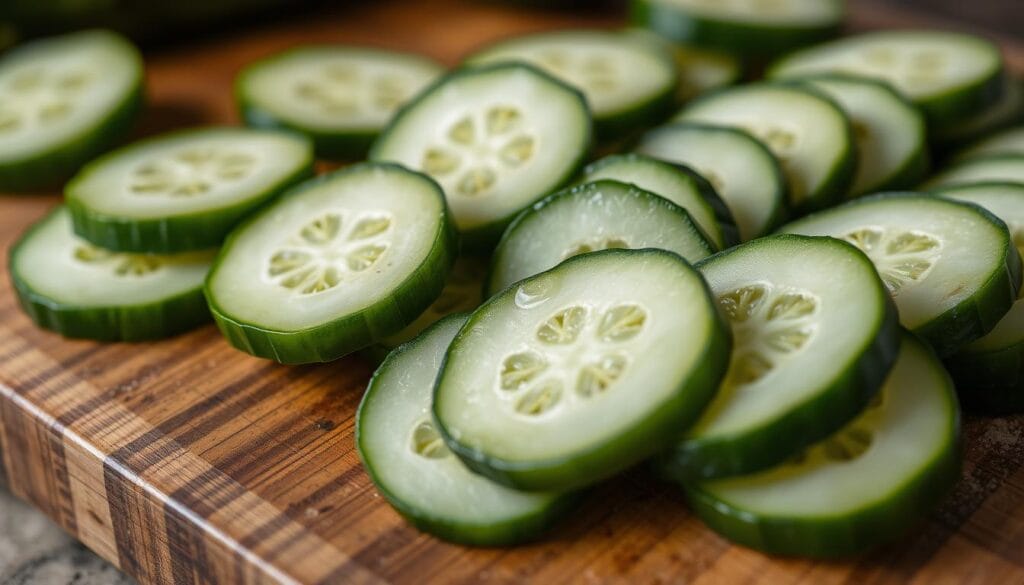 cucumber slices cucumber slices