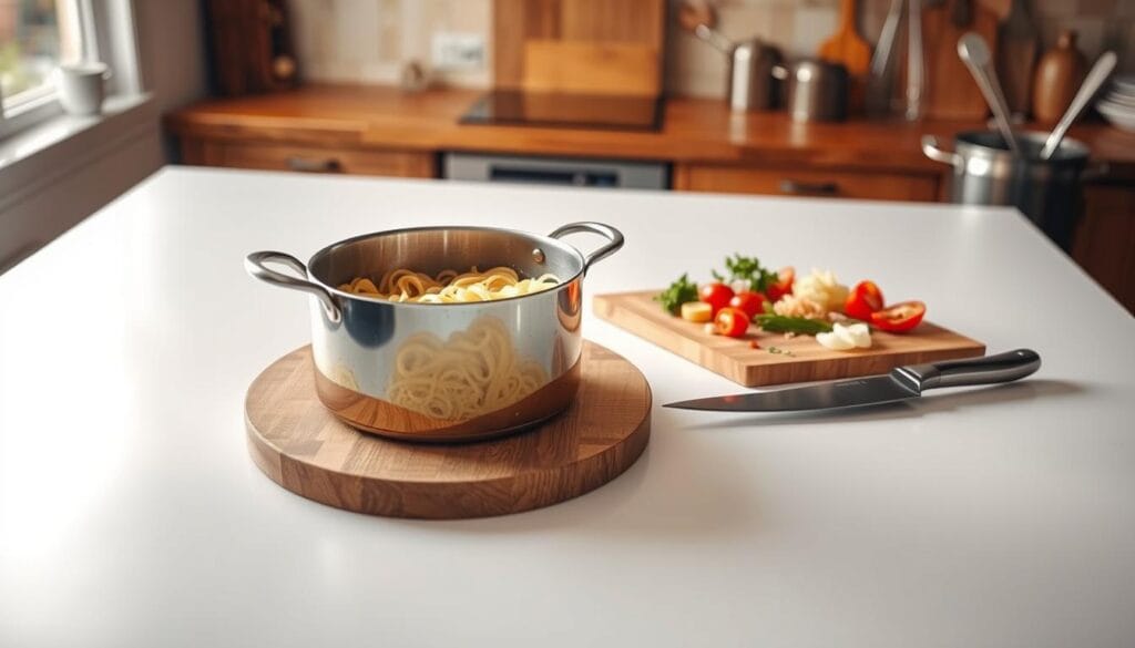 Cooking process for pasta Cooking process for pasta