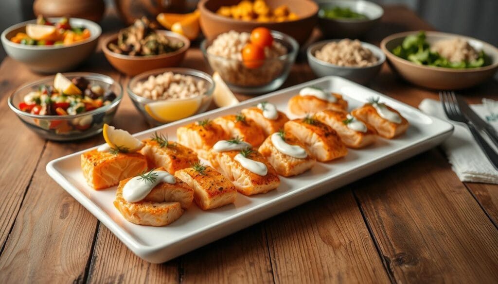 creative serving ideas for salmon bites air fryer salmon Bites Recipe