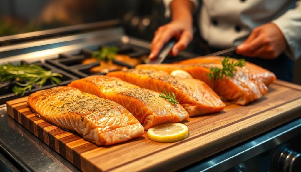 Cooking Salmon Steaks Cooking Salmon Steaks