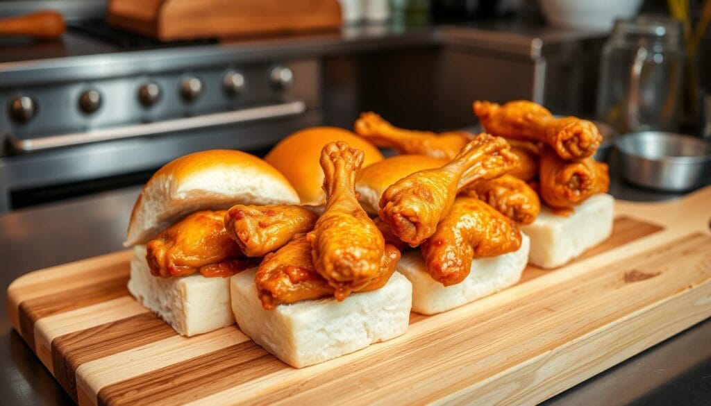 Crispy Chicken Wing Sliders Preparation Crispy Chicken Wing Sliders Preparation