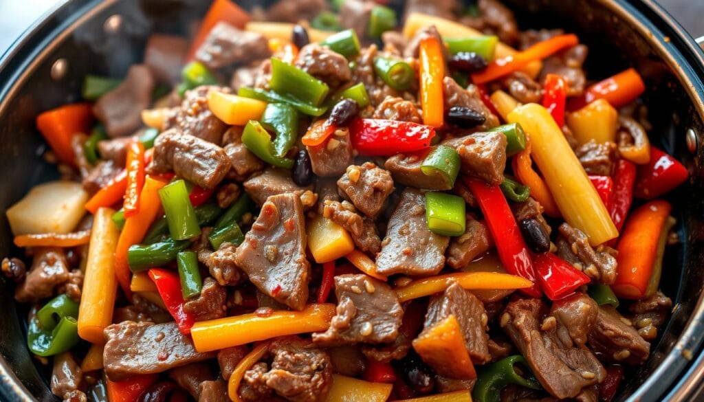 spicy szechuan beef stir fry spicy szechuan beef stir fry