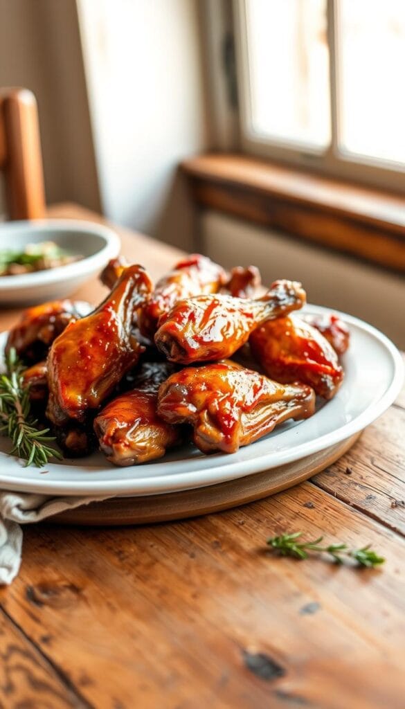 serving smoked turkey wings serving smoked turkey wings